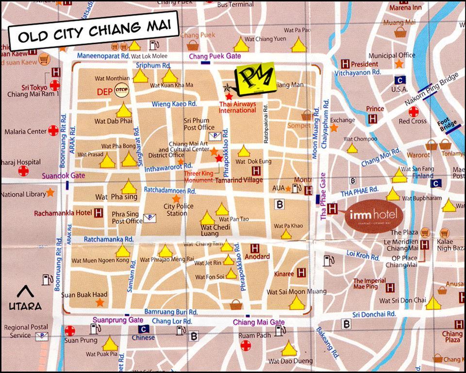 Pm Guesthouse Chiang Mai Zewnętrze zdjęcie